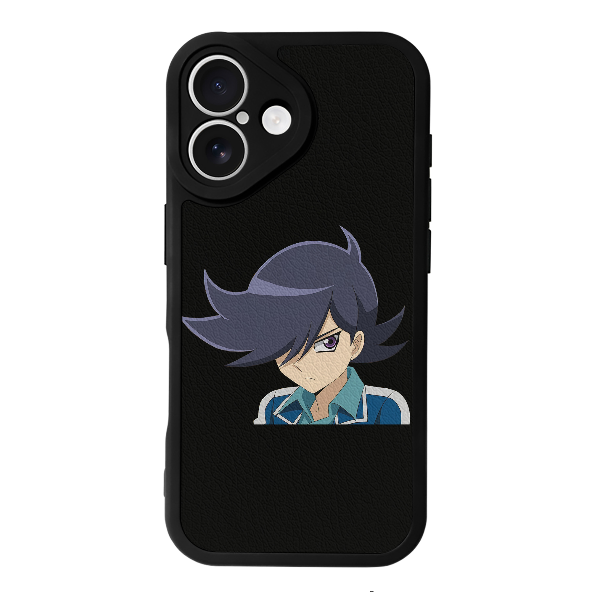（画像用） 遊☆戯☆王 Yu-Gi-Oh! 【iPhone 16シリーズ対応】シリコンスマホケース（レザー調） 材質：シリコン